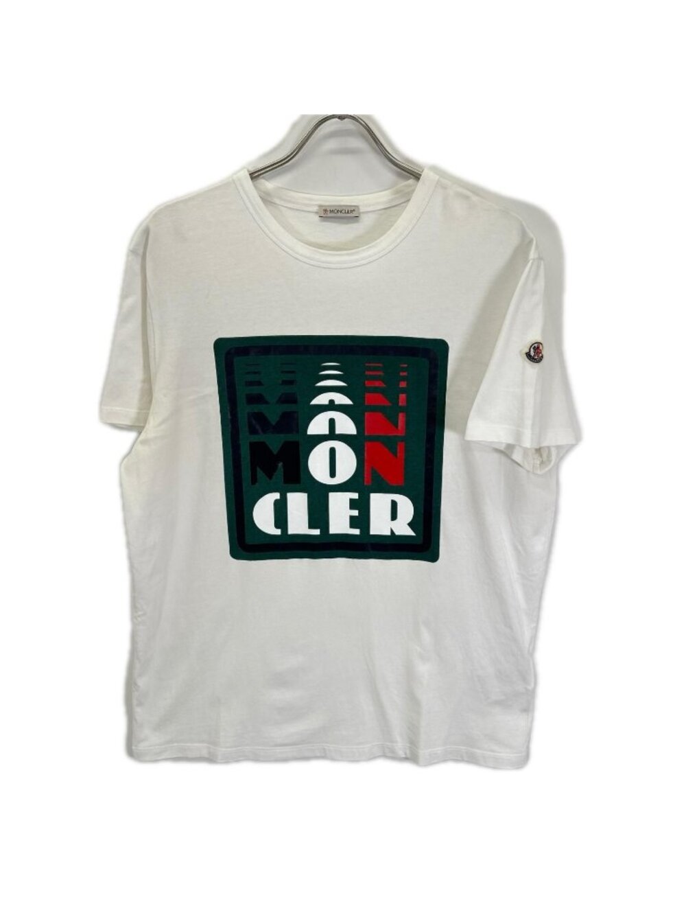 Moncler White Maglia T Short Sleeve Top XL